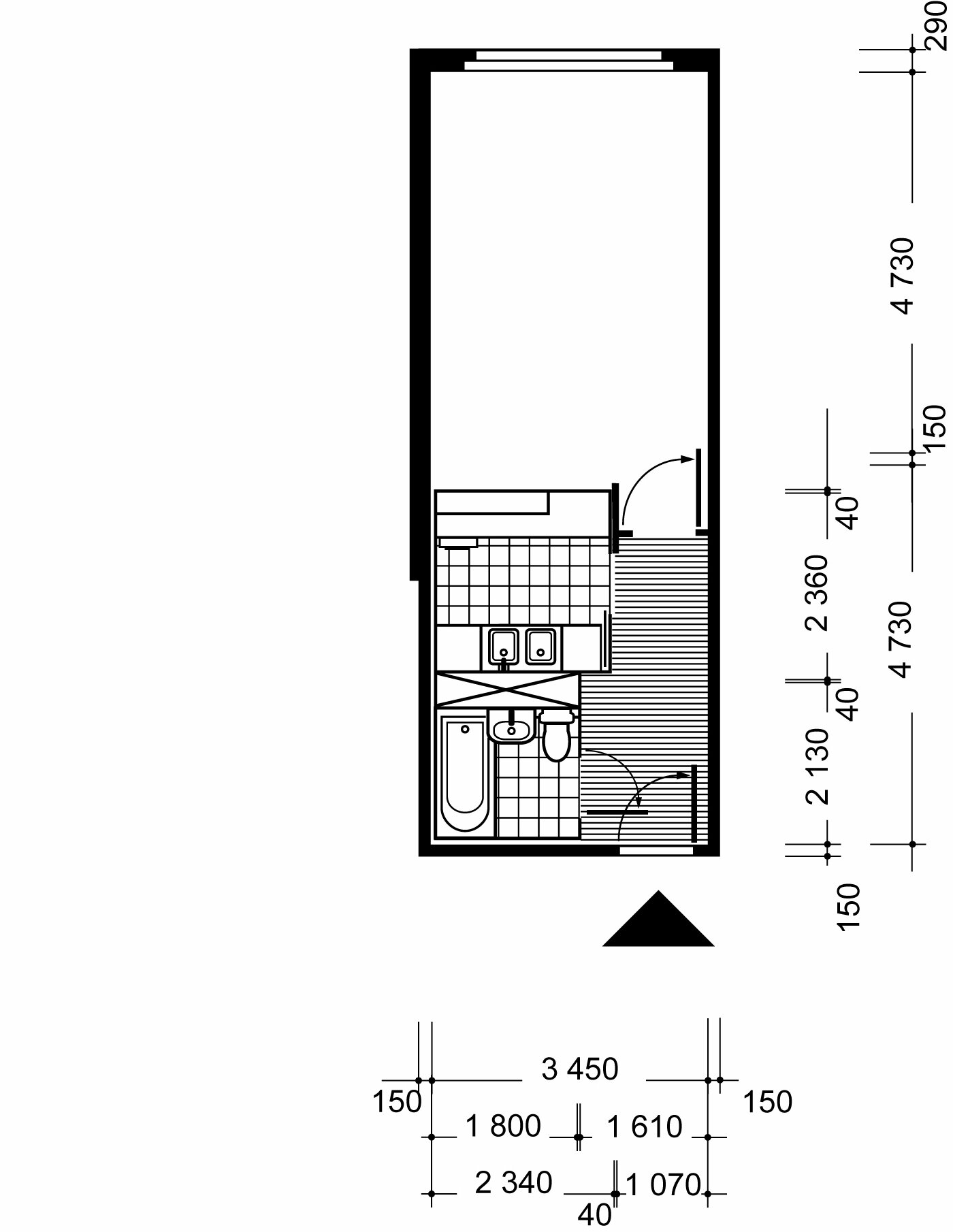 Wohnung zur Miete 244 € 1 Zimmer 32,1 m²<br/>Wohnfläche 10.<br/>Geschoss Vilniuser Straße 16 Rieth Erfurt 99089