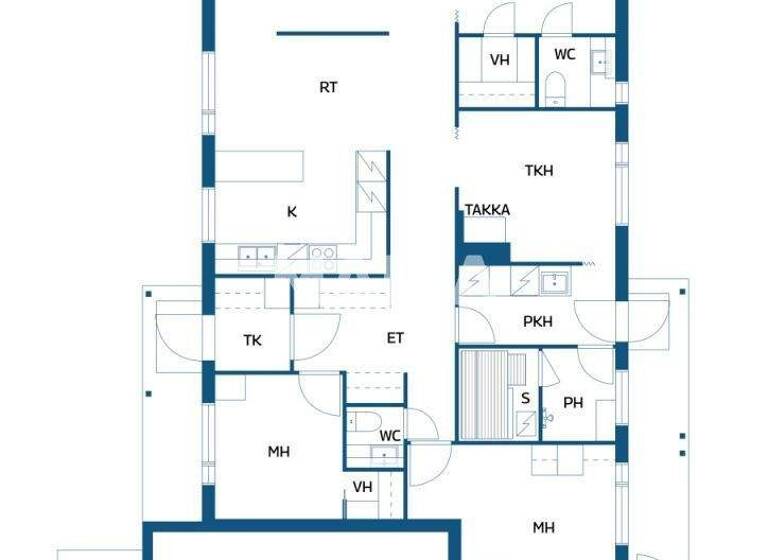 Einfamilienhaus zum Kauf 180.000 € 5 Zimmer 107,5 m² 1.076 m² Grundstück Ajuksentie 31 Hamina 49420