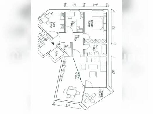 Wohnung zur Miete Tauschwohnung 980 € 3,5 Zimmer 85 m² EG Barmbek-Nord Hamburg 22305
