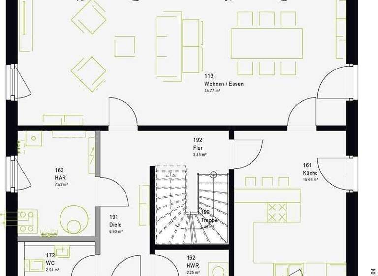 Einfamilienhaus zum Kauf provisionsfrei 369.000 € 6 Zimmer 165 m² 500 m² Grundstück Gerlenhofen 89231