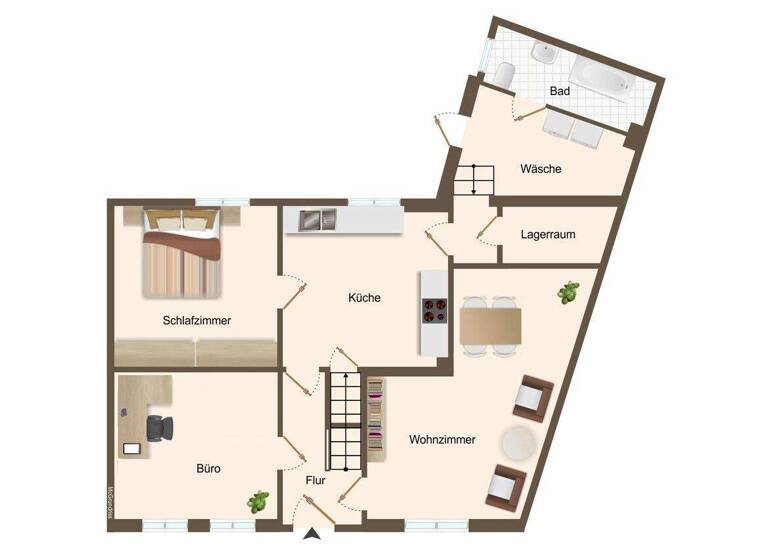 Einfamilienhaus zum Kauf 110.000 € 3 Zimmer 90 m² 548 m² Grundstück Kropstädt Lutherstadt Wittenberg 06889