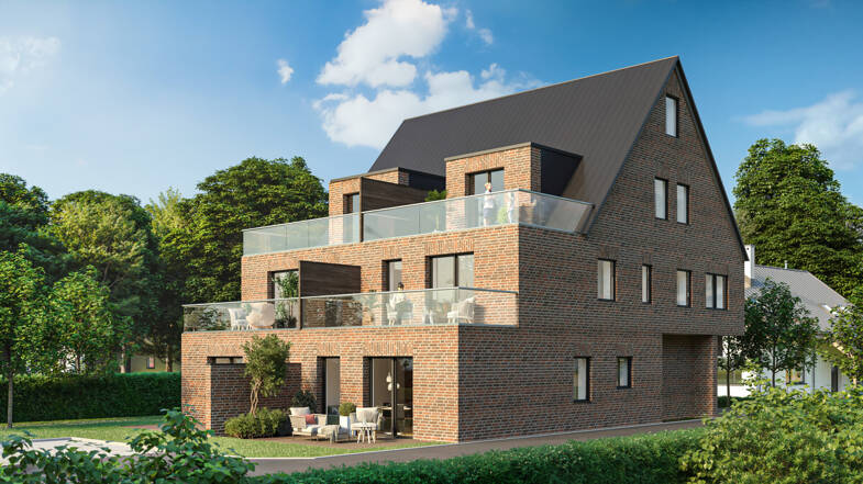 Wohnung zum Kauf provisionsfrei 293.000 € 2 Zimmer 62,1 m² Dachgeschoss, 2. Geschoss Warendorf Warendorf 48231