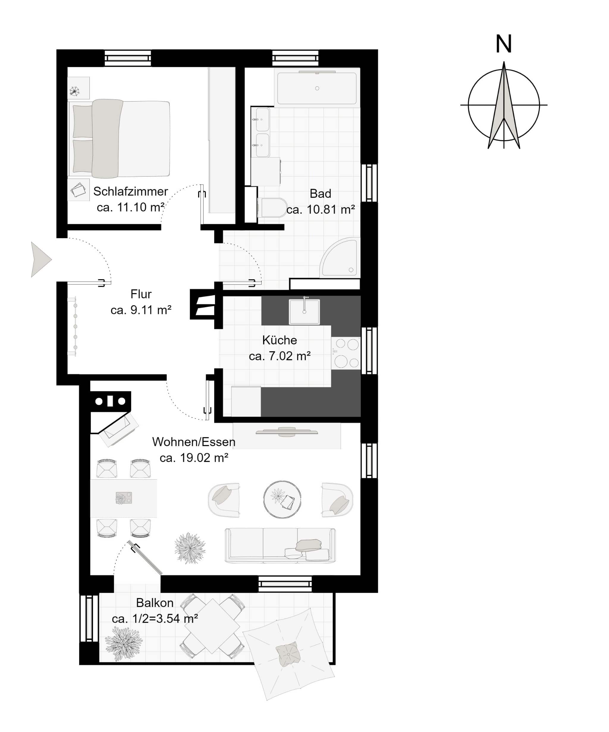 Wohnung zum Kauf 595.000 € 2 Zimmer 62 m²<br/>Wohnfläche ab sofort<br/>Verfügbarkeit Bad Wiessee Bad Wiessee 83707