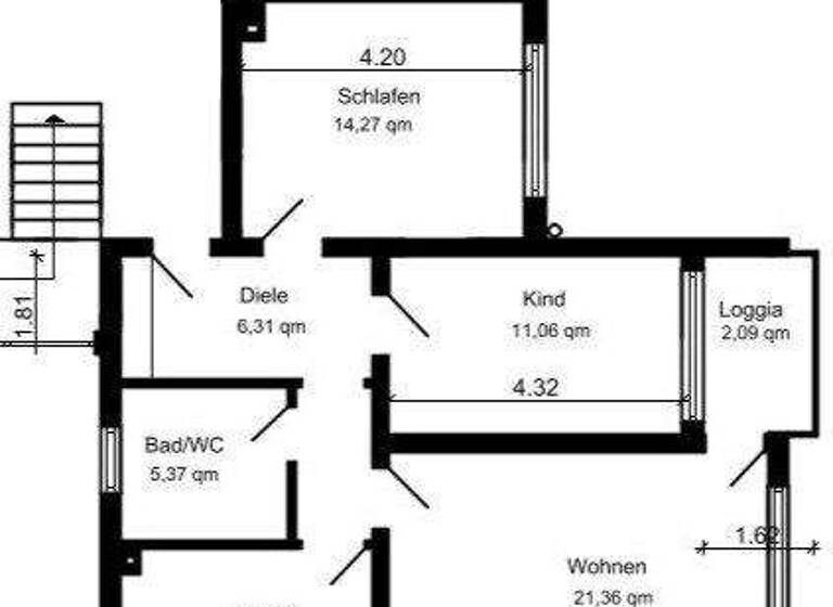 Wohnung zur Miete 730 € 3 Zimmer 73,7 m² Geschoss 3/7 frei ab sofort Kamen-Mitte Kamen 59174