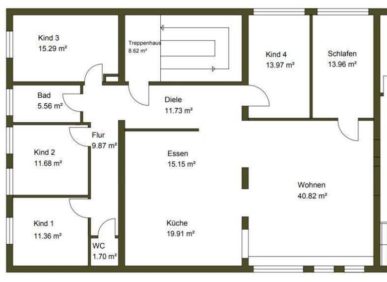 Wohnung zur Miete 1.100 € 6 Zimmer 171 m² frei ab sofort Aldenrade Duisburg 47179