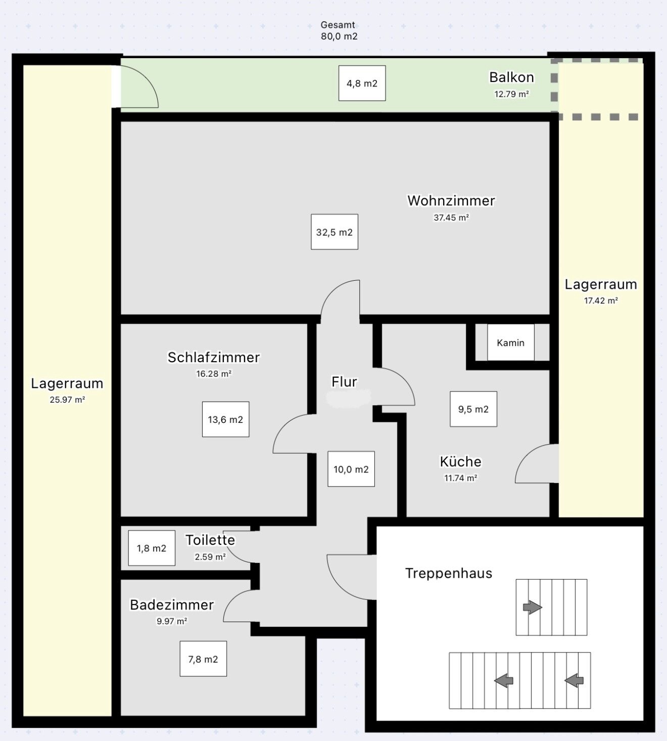 Wohnung zum Kauf provisionsfrei 419.000 € 2 Zimmer 80 m²<br/>Wohnfläche 2.<br/>Geschoss ab sofort<br/>Verfügbarkeit Reichersbeuern 83677