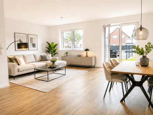 Maisonette zur Miete - Erstbezug 1.599 € 4,5 Zimmer 123 m² EG frei ab sofort Stickgras/Annenriede Delmenhorst 27749
