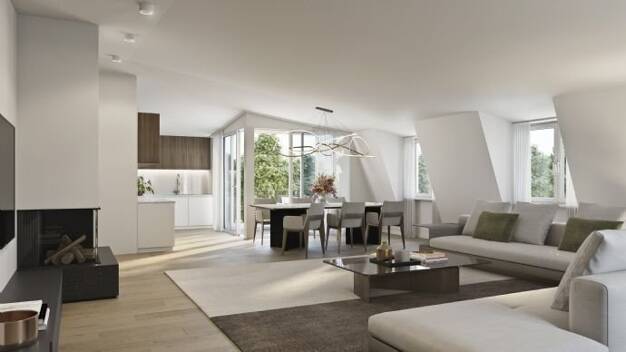 Penthouse zum Kauf provisionsfrei 1.360.000 € 4 Zimmer 115,2 m² Dachgeschoss, 2. Geschoss Trudering-Riem München 81825