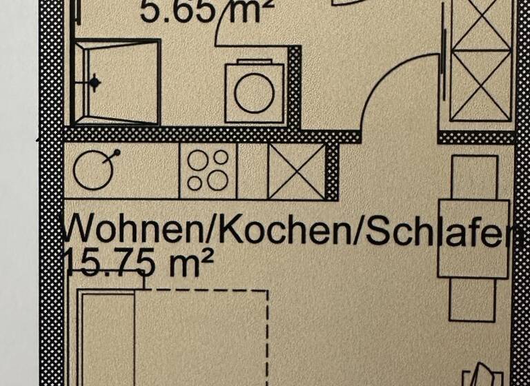Studio zum Kauf 105.000 € 1 Zimmer 26,4 m² 2. Geschoss Reudnitz-Thonberg Leipzig / Reudnitz-Thonberg 04317