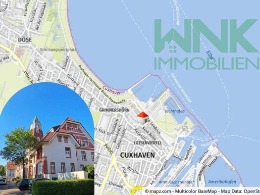 Wohnung zum Kauf 439.000 € 3,5 Zimmer 135 m² 1. Geschoss Neue Reihe 33 Cuxhaven Cuxhaven 27472