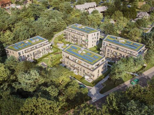 Wohnung zum Kauf - Neubau provisionsfrei 825.000 € 4 Zimmer 100,2 m² 2. Geschoss Friedrich-Kirsten-Straße 35 Wellingsbüttel Hamburg-Poppenbüttel 22391