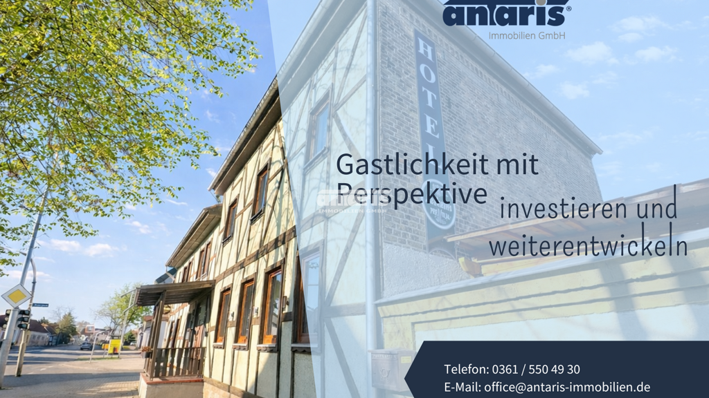 Gastronomie/Hotel zum Kauf 379.000 € 684 m² Gastrofläche Kerspleben Erfurt 99098