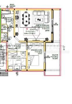 Wohnung zum Kauf 288.000 € 3 Zimmer 100 m²<br/>Wohnfläche 1.<br/>Geschoss Privlaka center 23233