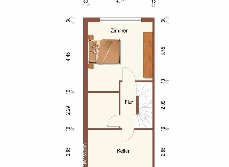 Reihenendhaus zum Kauf 429.000 € 4 Zimmer 102,8 m²<br/>Wohnfläche 177 m²<br/>Grundstück Mingolsheim Bad Schönborn / Bad Mingolsheim 76669