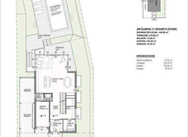 Villa zum Kauf 1.750.000 € 6 Zimmer 441 m² 816 m² Grundstück Klosterneuburg 3400