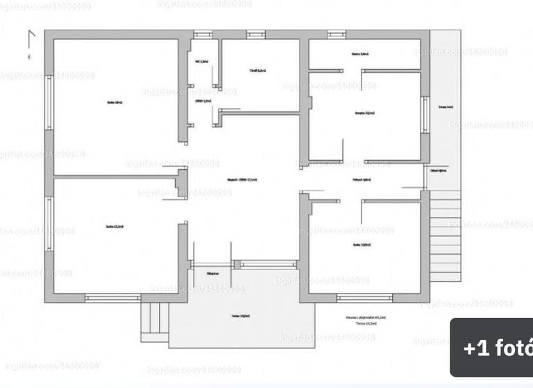 Haus zum Kauf provisionsfrei 210.000 € 4 Zimmer 99 m² 799 m² Grundstück Balatonföldvár