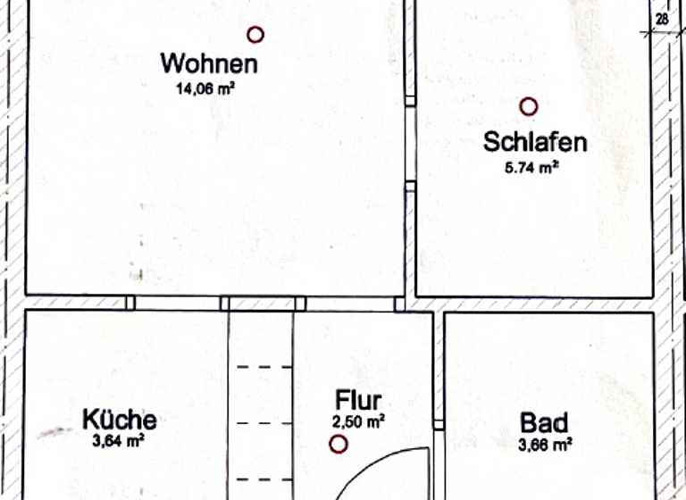 Wohnung zur Miete 310 € 2 Zimmer 31,7 m² 1. Geschoss Hoher Weg 4 St. Andreasberg Braunlage 37444