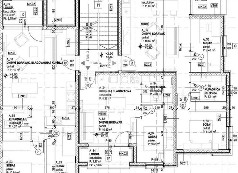 Wohnung zum Kauf 260.000 € 4 Zimmer 58 m² 1. Geschoss Grad - Meje