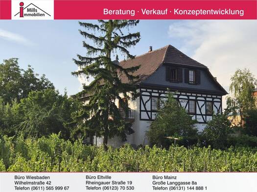 Mehrfamilienhaus zum Kauf 998.000 € 9 Zimmer 270 m² 2.500 m² Grundstück Winkel Oestrich-Winkel 65375