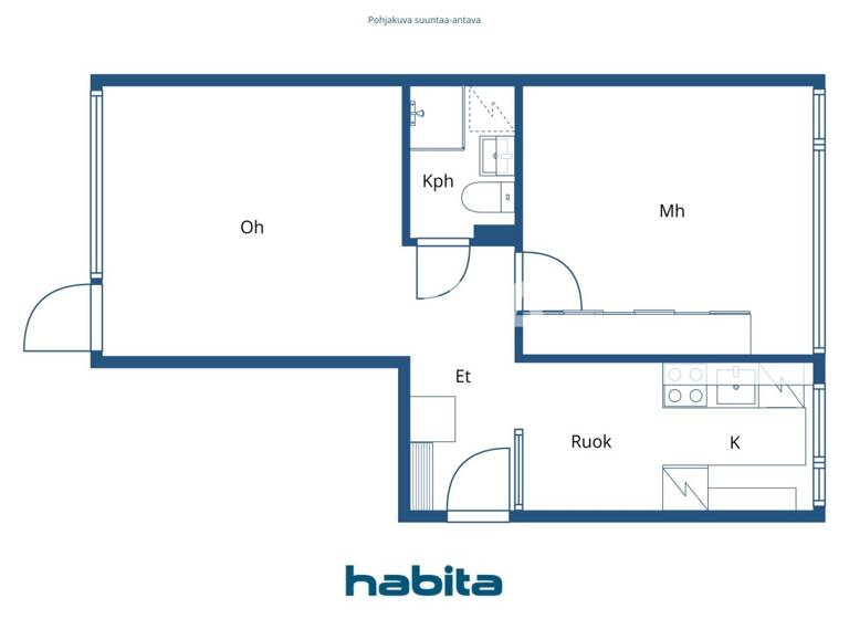 Wohnung zum Kauf 150.000 € 2 Zimmer 51,5 m² 3. Geschoss Jussaarenkuja  4 Helsinki 00840