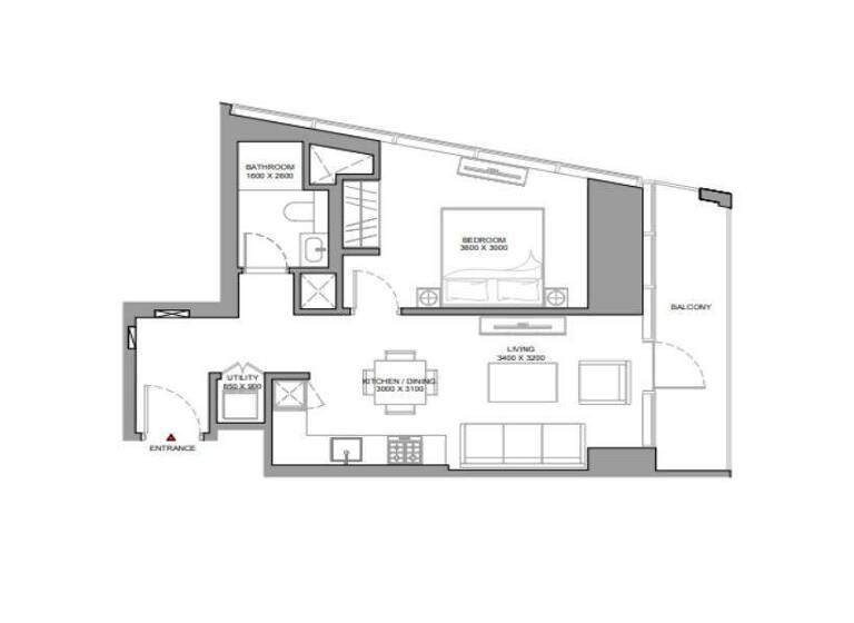 Wohnung zum Kauf - Erstbezug provisionsfrei 462.835 € 2 Zimmer 63,7 m² Sheikh Zayed Road 2 Dubai