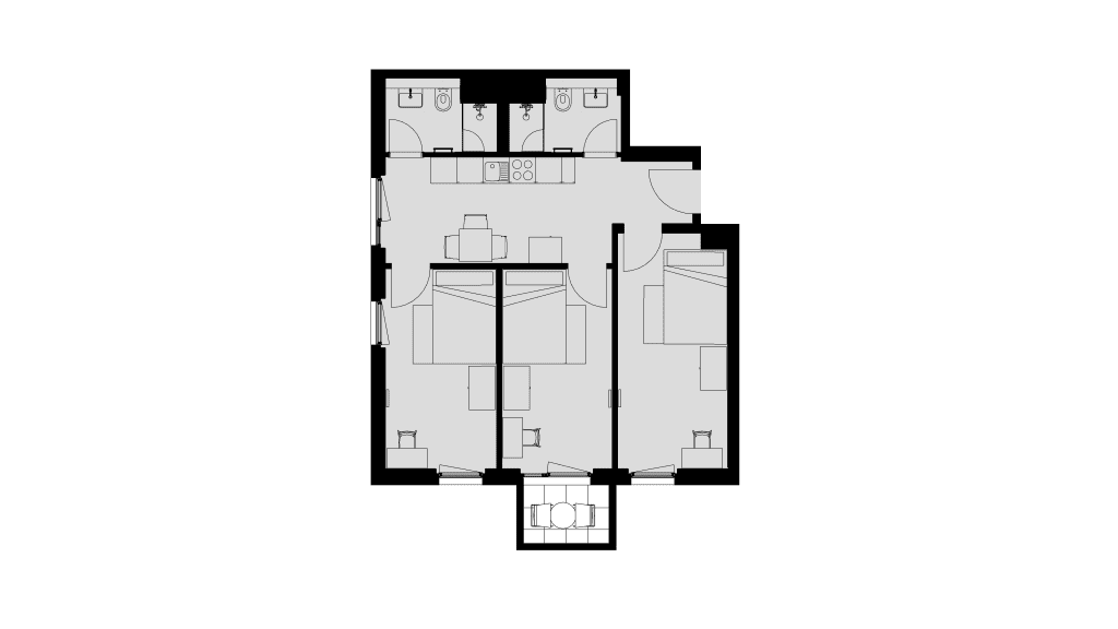 Wohnung zur Miete Wohnen auf Zeit 600 € 3 Zimmer 15,5 m²<br/>Wohnfläche 09.01.2025<br/>Verfügbarkeit Berliner Straße 22 Zentrum - Nord Leipzig 4105