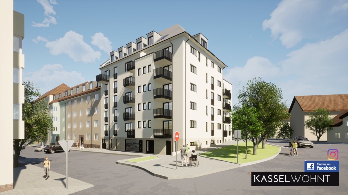 Wohnung zum Kauf 520.000 € 4 Zimmer 99 m²<br/>Wohnfläche 01.01.2026<br/>Verfügbarkeit Kattenstraße Vorderer Westen Kassel 34119