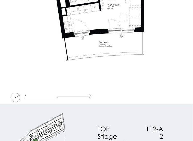 Wohnung zur Miete 605 € 1 Zimmer 31,2 m² 5. Geschoss frei ab 01.04.2026 Kaisermühlenstraße 8 Wien 1220