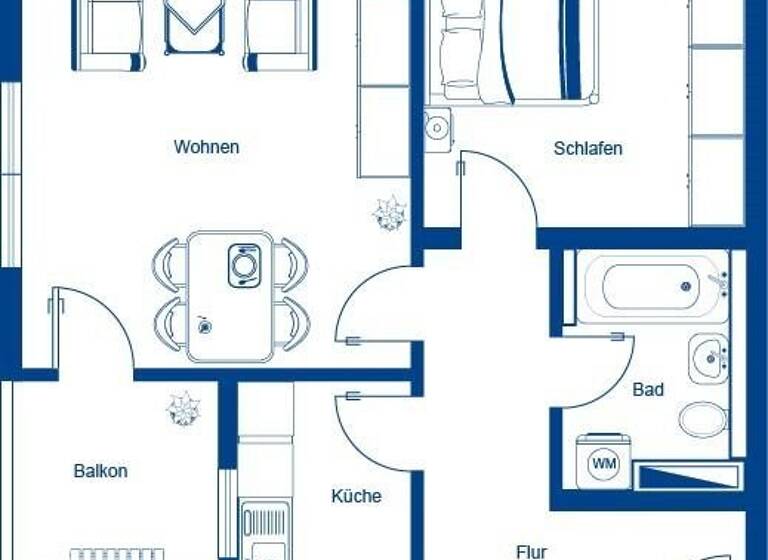 Wohnung zum Kauf 180.000 € 2 Zimmer 55,2 m²<br/>Wohnfläche Blasewitz Dresden 01309