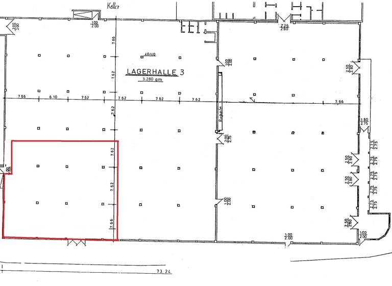 Lagerhalle zur Miete provisionsfrei 2,60 € 557,5 m² Lagerfläche Mümlingtalstraße 58 Beerfelden Oberzent 64760