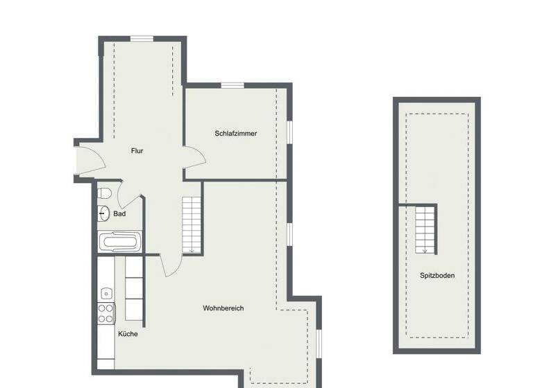 Wohnung zur Miete 510 € 3 Zimmer 78,1 m² frei ab sofort Mengersgereuth-Hämmern Frankenblick 96528