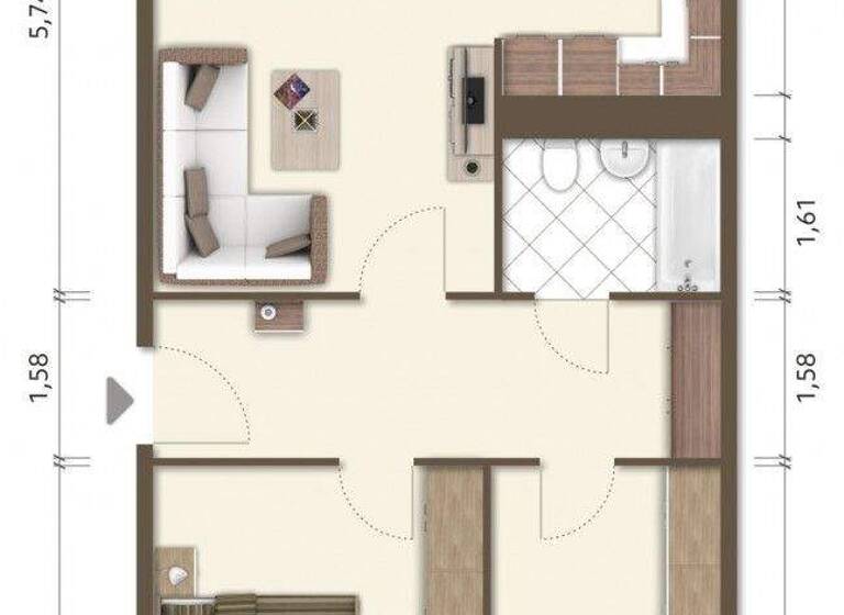 Wohnung zur Miete 435 € 3 Zimmer 70 m² 3. Geschoss Osterburgstraße 10 Bieblach-Ost Gera 07552