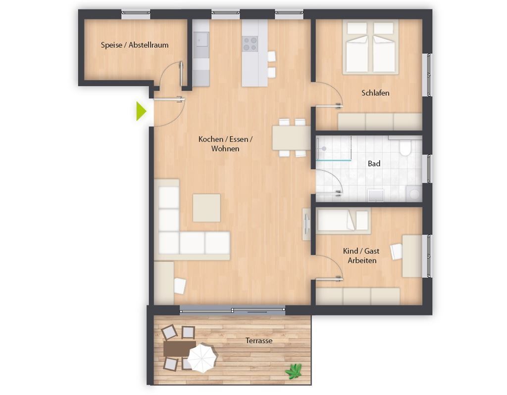 Immobilie zum Kauf provisionsfrei als Kapitalanlage geeignet 387.900 € 3 Zimmer 107,8 m²<br/>Fläche Uffenheim Uffenheim 97215