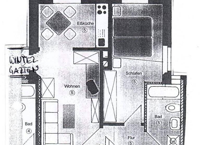 Wohnung zur Miete 320 € 2 Zimmer 49,4 m² Franz-Mehring-Straße 57 Pölbitz Zwickau 08058