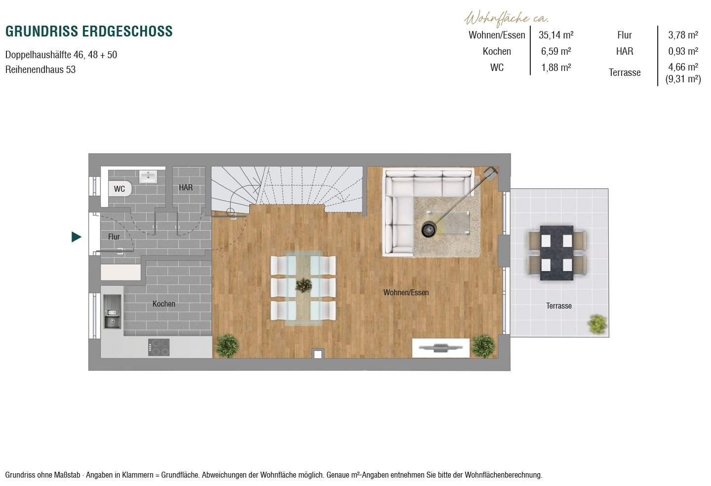 Doppelhaushälfte zum Kauf 557.900 € 5 Zimmer 126,2 m²<br/>Wohnfläche 224 m²<br/>Grundstück Babenhausen Babenhausen 64832