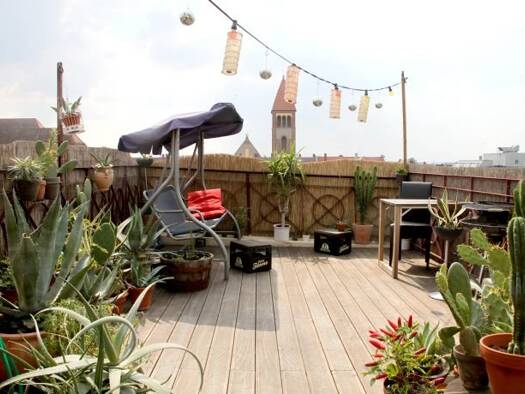 Terrassenwohnung zur Miete 1.490 € 2,5 Zimmer 110 m² 5. Geschoss frei ab 01.06.2026 Fürther Straße 93 Gostenhof Nürnberg 90429