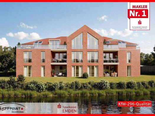 Wohnung zum Kauf - Erstbezug provisionsfrei 329.000 € 2 Zimmer 69,6 m² Larrelt Emden 26723