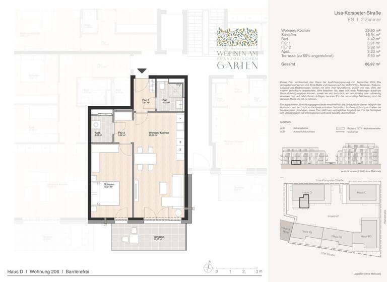 Wohnung zum Kauf - Erstbezug 298.000 € 2 Zimmer 66,9 m² Blumlage Celle 29221