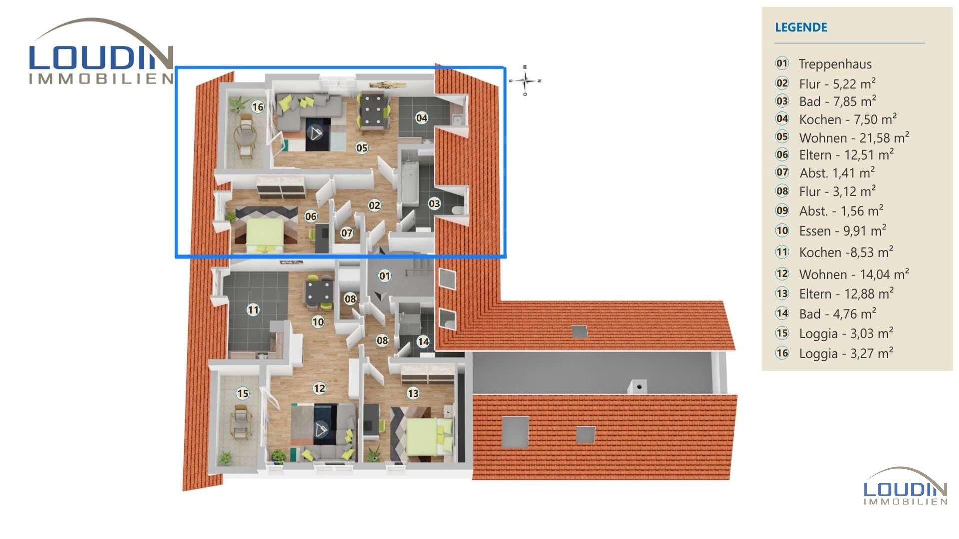 Wohnung zum Kauf 168.000 € 2,5 Zimmer 61,2 m²<br/>Wohnfläche 3.<br/>Geschoss Welmlingen Efringen-Kirchen 79588