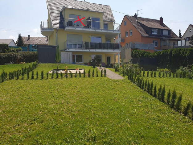 Wohnung zur Miete 1.100 € 3 Zimmer 77,3 m² Dachgeschoss, 2. Geschoss frei ab 01.10.2025 Reudernerstr. 29 Reudern Nürtungen-Reudern 72622