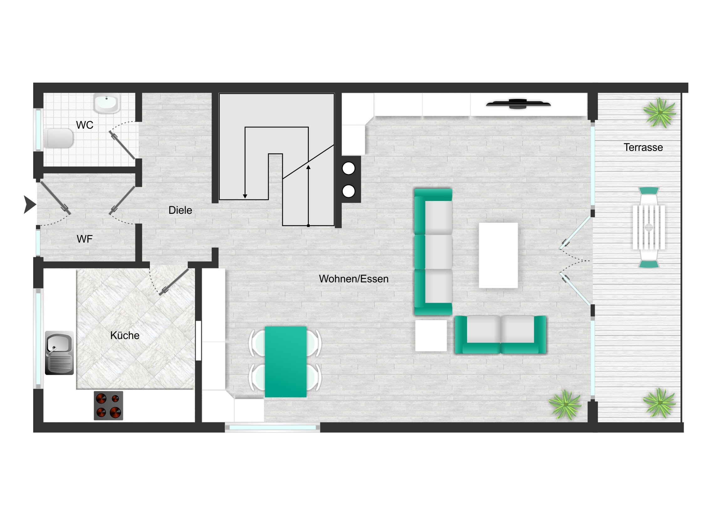 Doppelhaushälfte zum Kauf 539.000 € 4 Zimmer 100 m²<br/>Wohnfläche 225 m²<br/>Grundstück Sasel Hamburg 22393