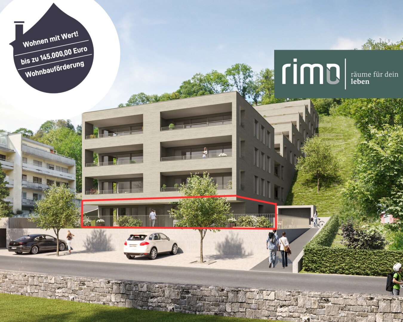 Wohnung zum Kauf 890.000 € 4 Zimmer 110,9 m²<br/>Wohnfläche EG<br/>Geschoss 31.03.2026<br/>Verfügbarkeit Mutterstraße 11 Feldkirch 6800