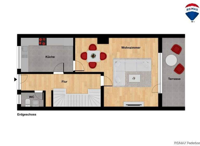 Reihenmittelhaus zum Kauf 260.000 € 4 Zimmer 102,7 m² 167 m² Grundstück Dahl Paderborn / Dahl 33100