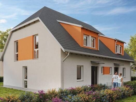 Doppelhaushälfte zum Kauf - Neubau provisionsfrei 732.000 € 4 Zimmer 111 m² 462 m² Grundstück Entenseestraße 43 Entensee Rückersdorf 90607