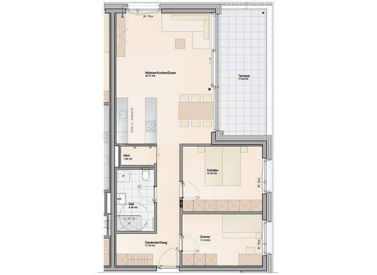 Wohnung zum Kauf - Erstbezug provisionsfrei 509.000 € 3 Zimmer 79,4 m² EG Seestraße 39 Fußach 6972