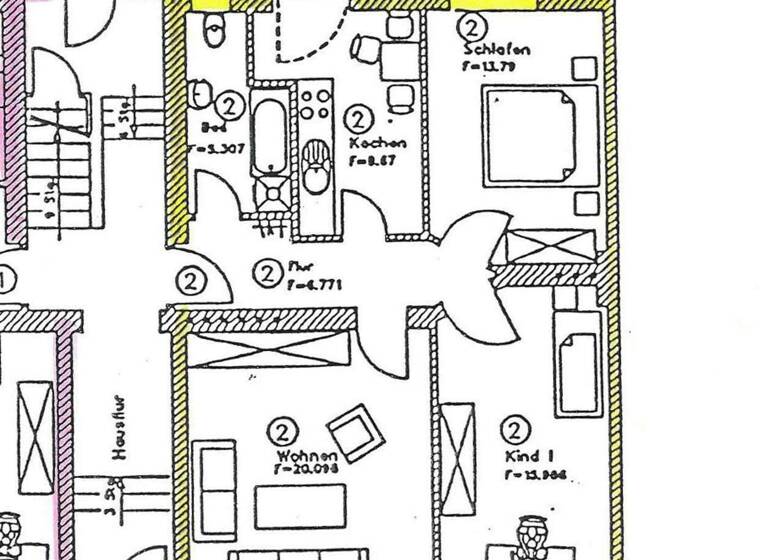 Wohnung zum Kauf 109.000 € 3 Zimmer 71 m² 1. Geschoss Lutherstraße 14B Sudenburg Magdeburg 39112