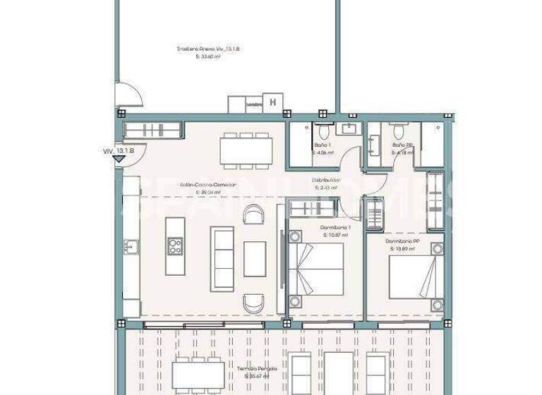 Studio zum Kauf 655.000 € 3 Zimmer 110 m² EG Málaga 29688