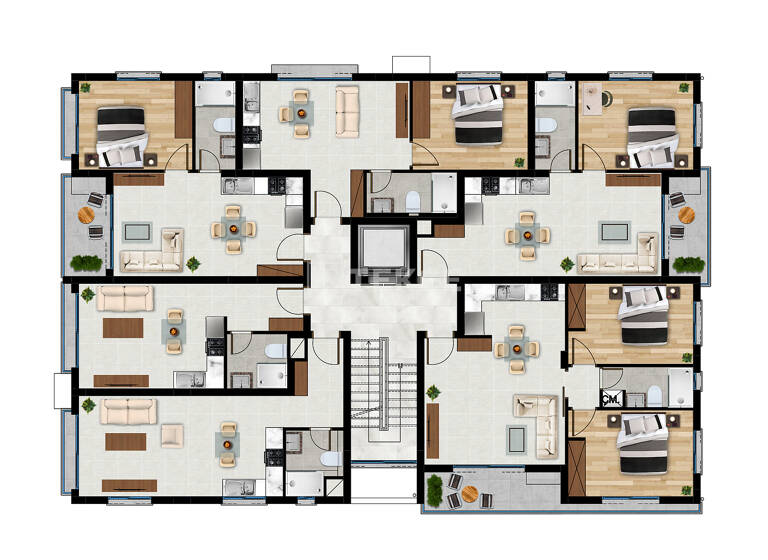 Wohnung zum Kauf 114.000 € 3 Zimmer 80 m² 1. Geschoss Gazimagusa 99450