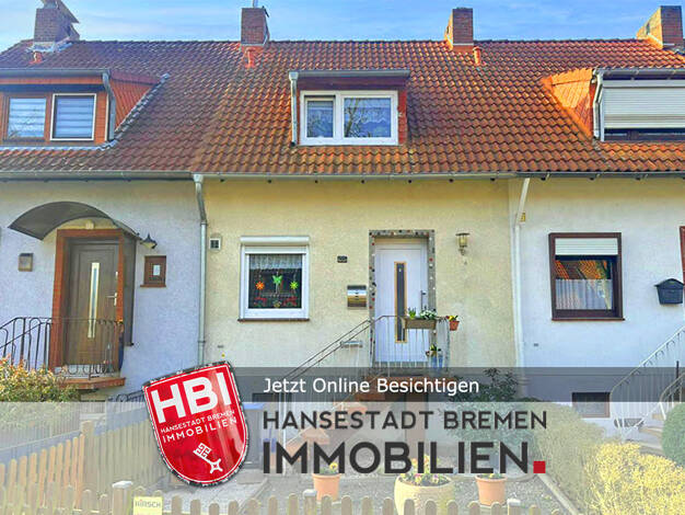 Reihenmittelhaus zum Kauf 189.000 € 4 Zimmer 82 m² 153 m² Grundstück Kirchhuchting Bremen 28259