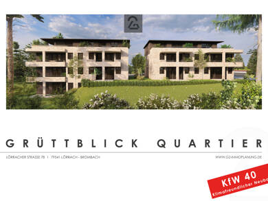 Wohnung zum Kauf - Neubau provisionsfrei als Kapitalanlage geeignet 580.000 € 4 Zimmer 106 m² Lörracherstrasse 78 Brombach Lörrach 79541